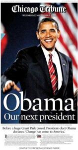 Obama's Headline Victory Image